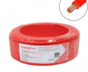 Dây cáp điện 1 lõi Cadivi CV-4 mm2 (Đỏ) – 0.6/1KV
